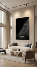 Dubai Map Portrait